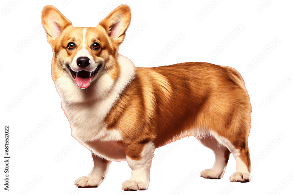 chihua dog standing on white background