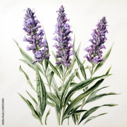 lavender detailed watercolor painting fruit vegetable clipart botanical realistic illustration