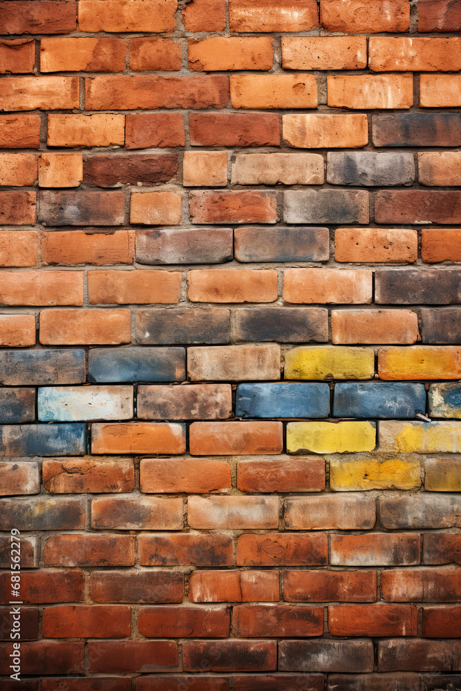 Fototapeta premium A wall of bricks texture for backdrop and design