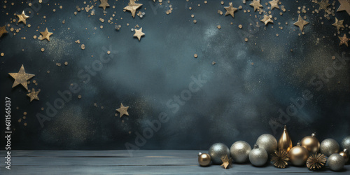 christmas decoration background wallpaper invitation gift card © hotstock