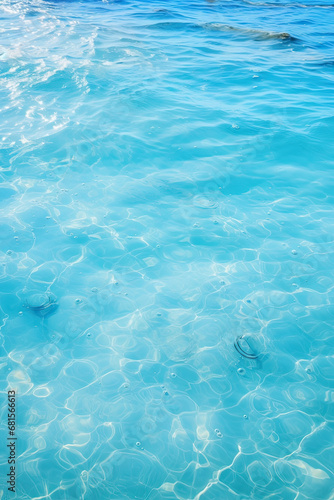 Crystal clear sea water background for backdrop and design
