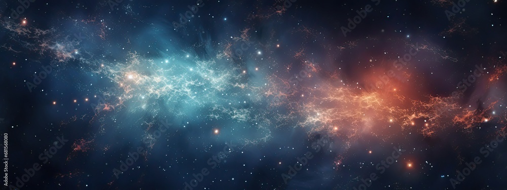 Naklejka premium Deep Space.high definition starfield Backgroun