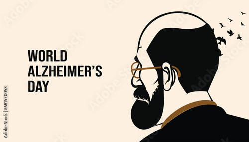 World Alzheimer's Day, Mental health, September 21, Support, Memory Disorder, Global Awareness, symptoms of dementia, memory loss, concept, suffering, dementia, Alzheimer, disease