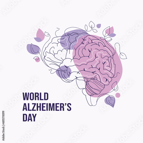 World Alzheimer's Day, Mental health, September 21, Support, Memory Disorder, Global Awareness, symptoms of dementia, memory loss, concept, suffering, dementia, Alzheimer, disease