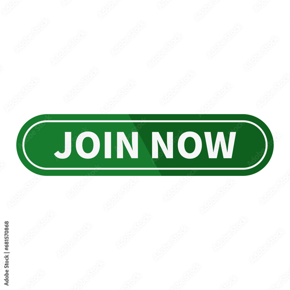 Join Now Button In Green Rounded Rectangle Shape With White Line For Recruitment Member Advertisement Business Marketing
Join Now Button In Green Rounded Rectangle Shape With White Line For Recruitment Member Advertisement Business Marketing