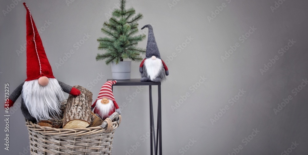 Obraz premium Tomtar in Sweden, Scandinavian folk elves