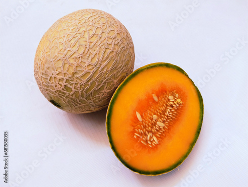 Rock-melon Cantaloupe melon muskmelon sweet-melon fruit ambrosiamelon vine plant fruits food panspek cantaloup kharbooja cantalupo cucumis melo reticulatus, cucurbitacea closeup image photo photo