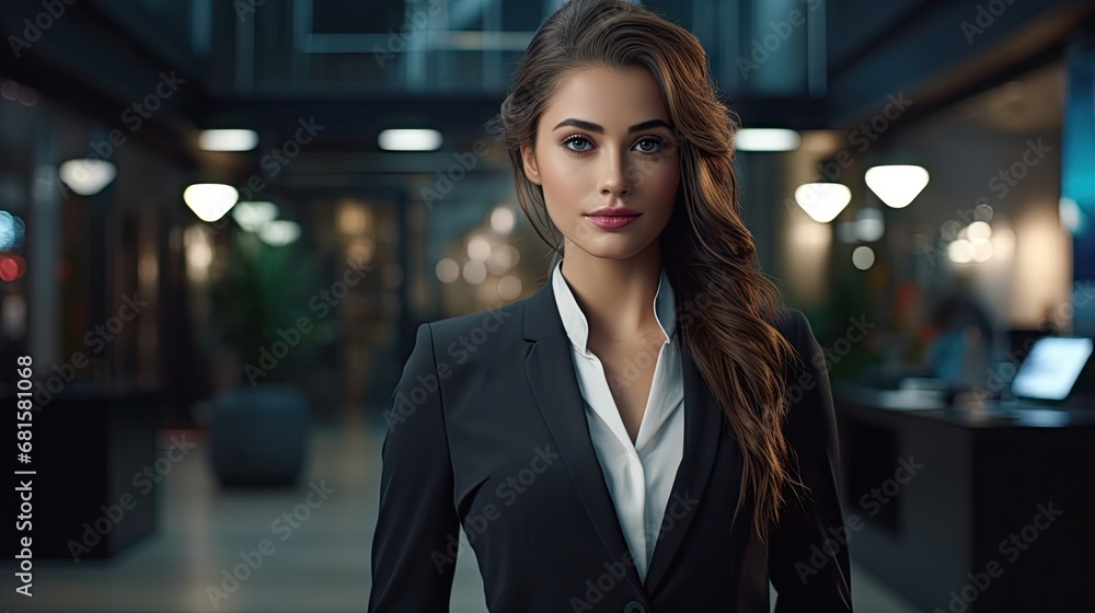 beautiful girl in classic suit beautiful girl in classic suit