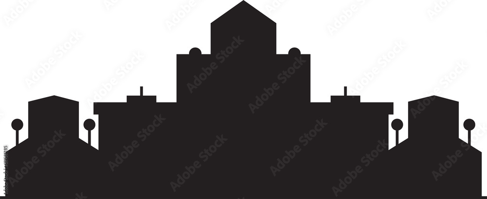 Silhouette City Skyscraper Illustration
Silhouette City Skyscraper Illustration