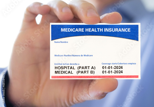 Medicare Health Insurance card photo
