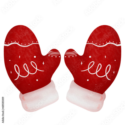 Untitled Artwork My gorgeous red Christmas gloves