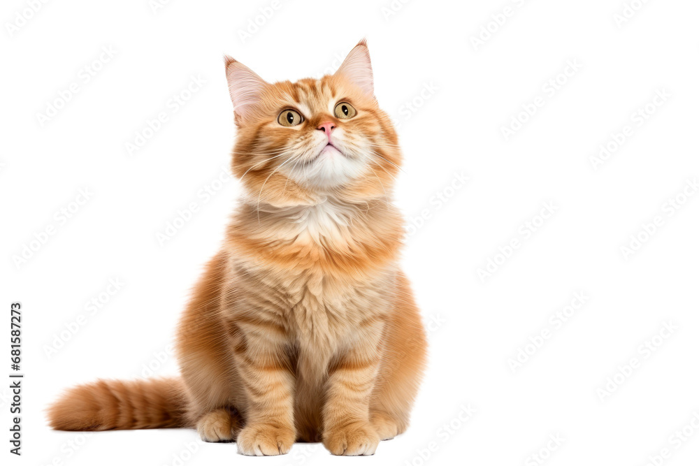 Cute fluffy portrait smile kitty Cat that looking at camera isolated on clear png background, funny moment, lovely cat, pet concept. Cute fluffy portrait smile kitty Cat that looking at camera isolated on clear png background, funny moment, lovely cat, pet concept.