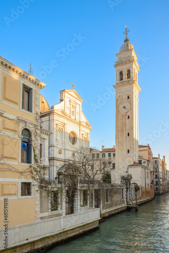 Obraz na płótnie View of San Giorgio dei Greci - Venice, Italy w salonie