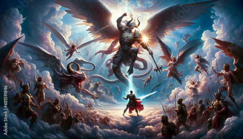 Eternal Combat: The Battle Between Archangel Michael and the Dragon photo