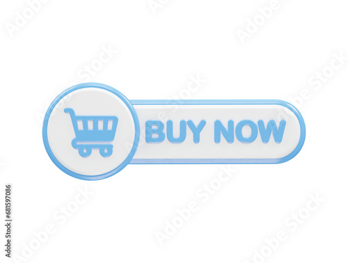 Order now icon 3d rendering buy illustration element