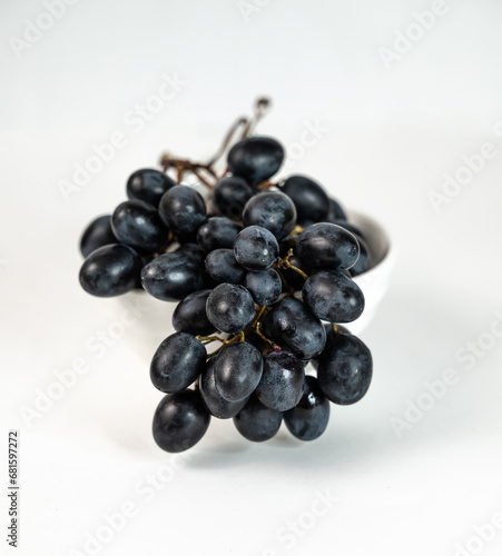 grapes on a plate