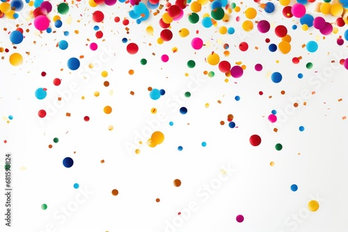  a white background with multicolored confetti on the bottom of the confetti is a white background with multicolored confetti on the top of the bottom of the confetti.