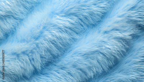  Light blue fur texture top view photo
