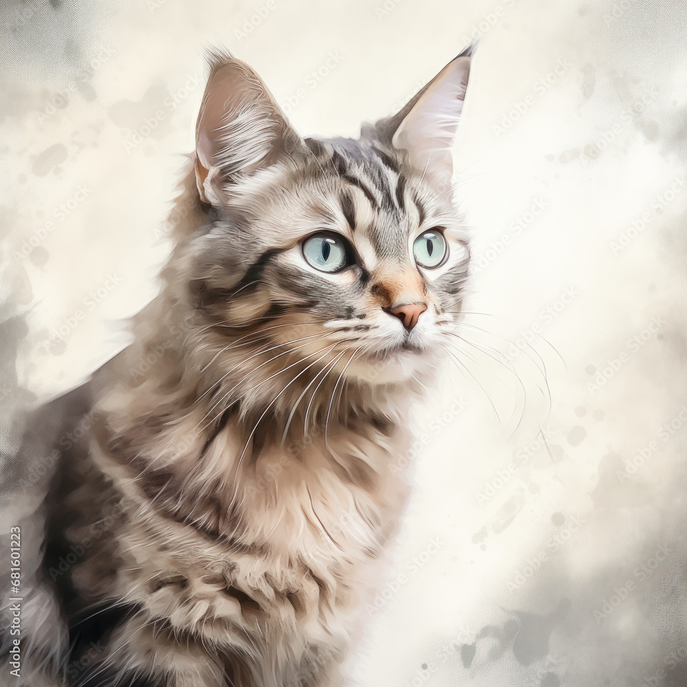 A beautiful cat portrait