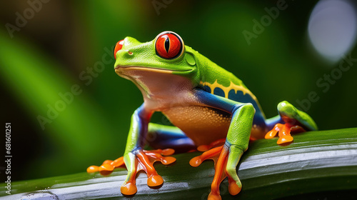 the red-eyed tree frog