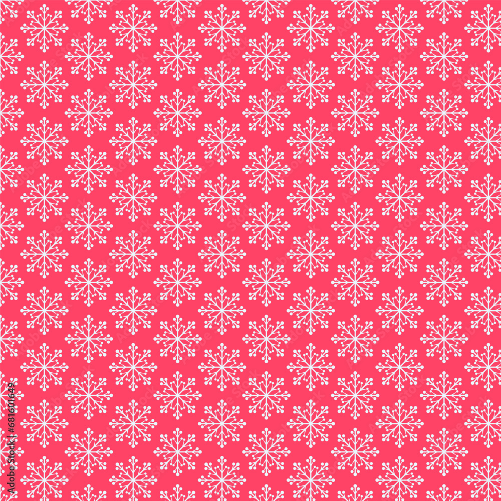 Seamless pattern, New Year's snowflakes, gentle red background, textile print, wallpaper, packaging, cover, website, illustration, vector.
Seamless pattern, New Year's snowflakes, gentle red background, textile print, wallpaper, packaging, cover, website, illustration, vector.