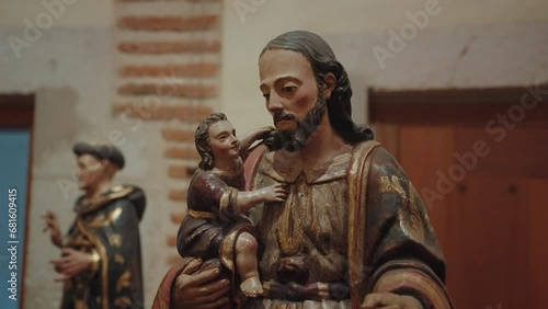 Sculpture of Jesus Christ in Museum of Culture in Templo de Santo Domingo de Guzman Oaxaca, Mexico photo
