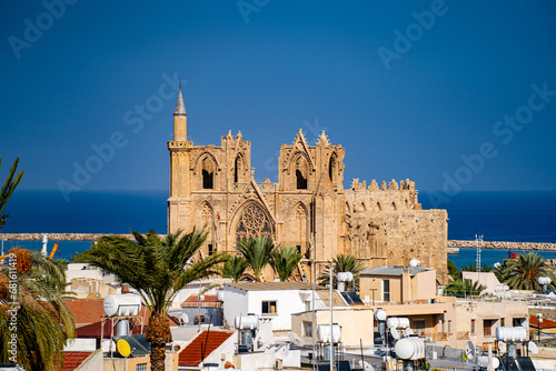 The Lala Mustafa Pasha Mosque (Cathedral of Saint Nicholas) is the largest medieval building in Famagusta. photo
