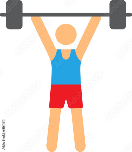 Weightlifting illustration