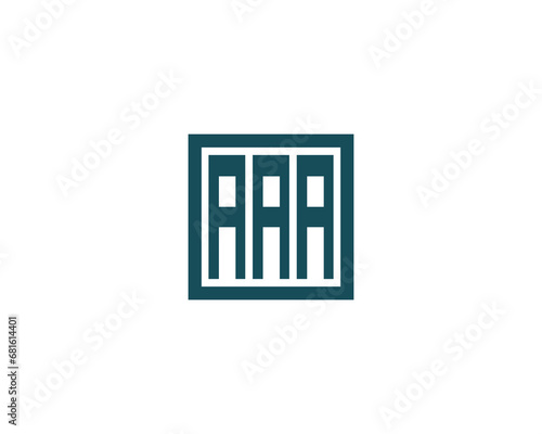 AAA logo design vector template