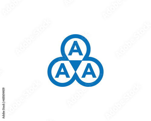 AAA logo design vector template