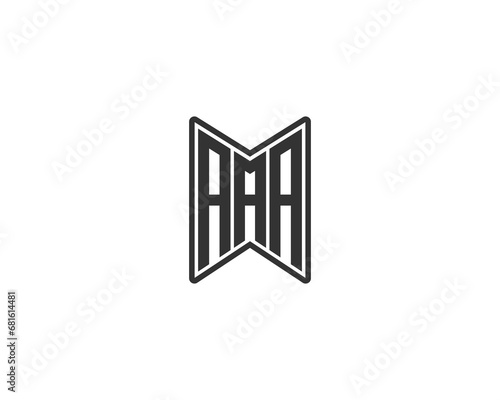 AAA logo design vector template
