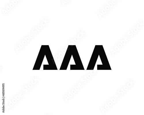 AAA logo design vector template