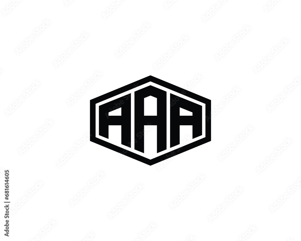 AAA logo design vector template AAA logo design vector template