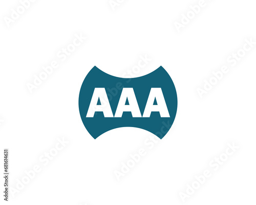 AAA logo design vector template