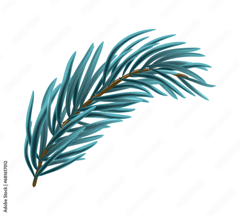 Blue Christmas Fir Branch Blue Christmas Fir Branch