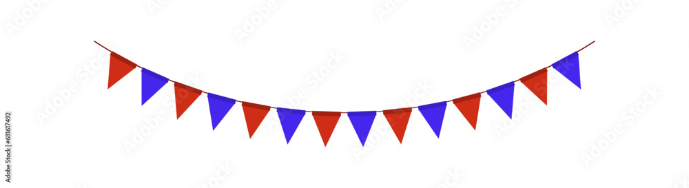 Fototapeta premium Flags Garland