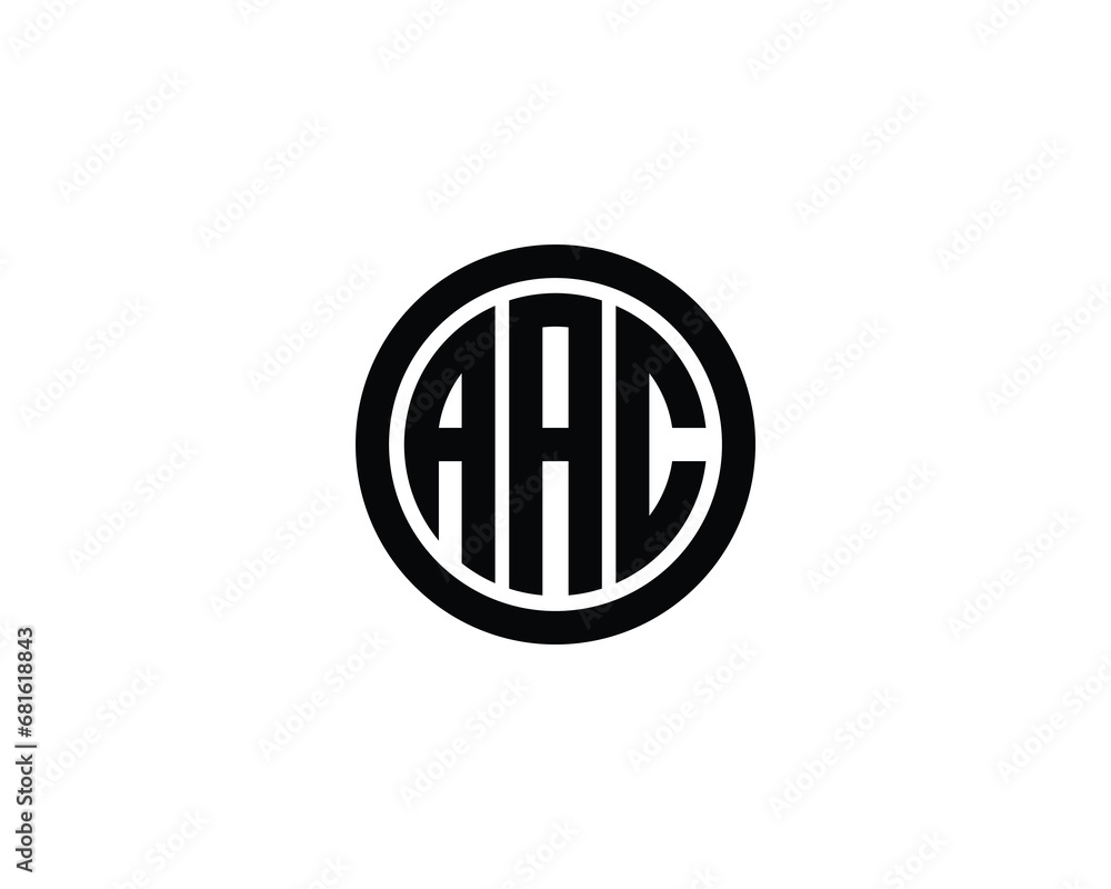 AAC logo design vector template AAC logo design vector template