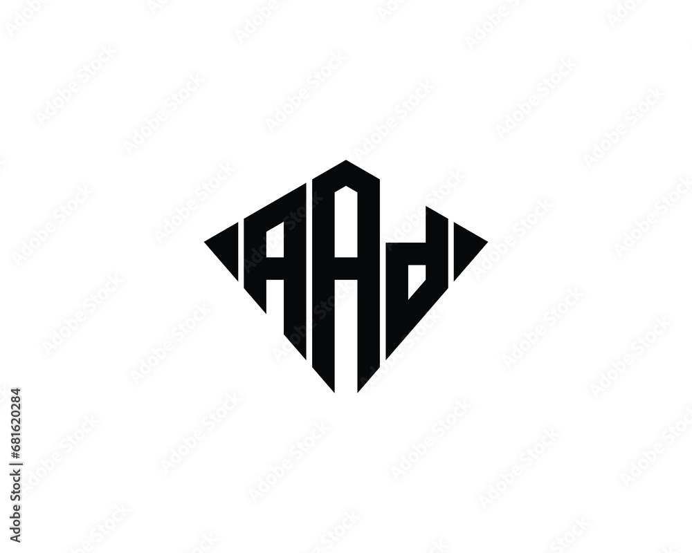 AAD logo design vector template AAD logo design vector template