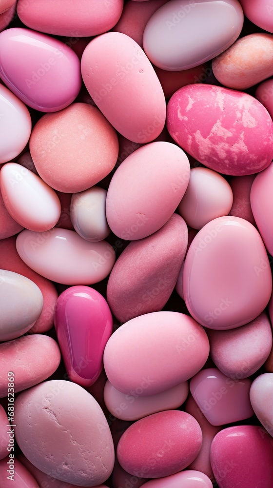 Pink Sea Pebbles as Background Pink Sea Pebbles as Background