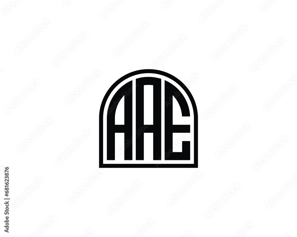 AAE logo design vector template AAE logo design vector template