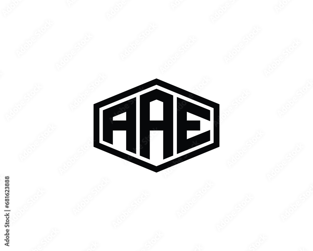 AAE logo design vector template AAE logo design vector template