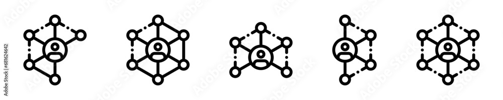 Communication vector icons. Teamwork concept icons. Network vector icons. Communication vector icons. Teamwork concept icons. Network vector icons.
