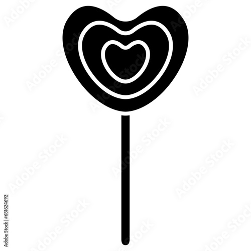 heart lollipop