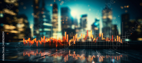 Mercado de valores - Acciones, compre e inversión - Ciudad y estadísticas © Carmen