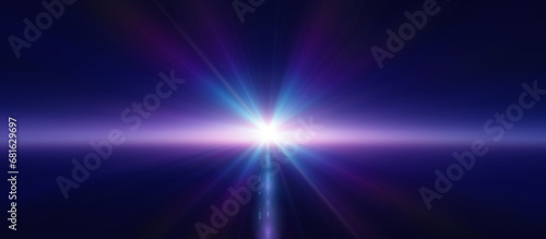 Fototapeta Naklejka Na Ścianę i Meble -  sunrise from space aurora, 3d rendering