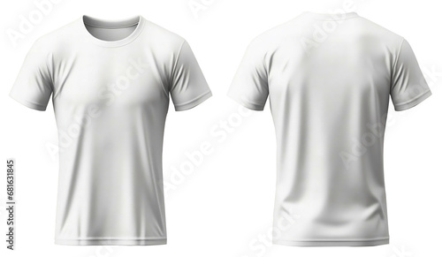 3D model white T-shirt mockup