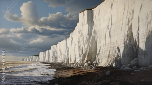 white cliffs of dover, copy space, 16:9