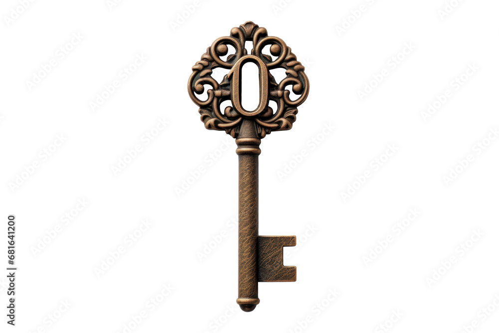 Holiday Key Number on Transparent Background Holiday Key Number on Transparent Background