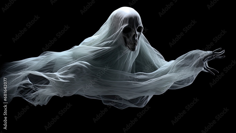 Evil Ethereal Dementer Ghost in the Dark
 - obrazy, fototapety, plakaty 