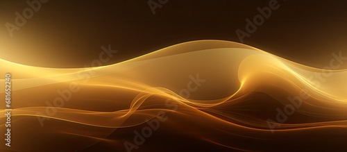 The isolated illustration was stunning, with a background of gold and a pattern of abstract waves that created a captivating texture design. The use of light and space added depth to the concept